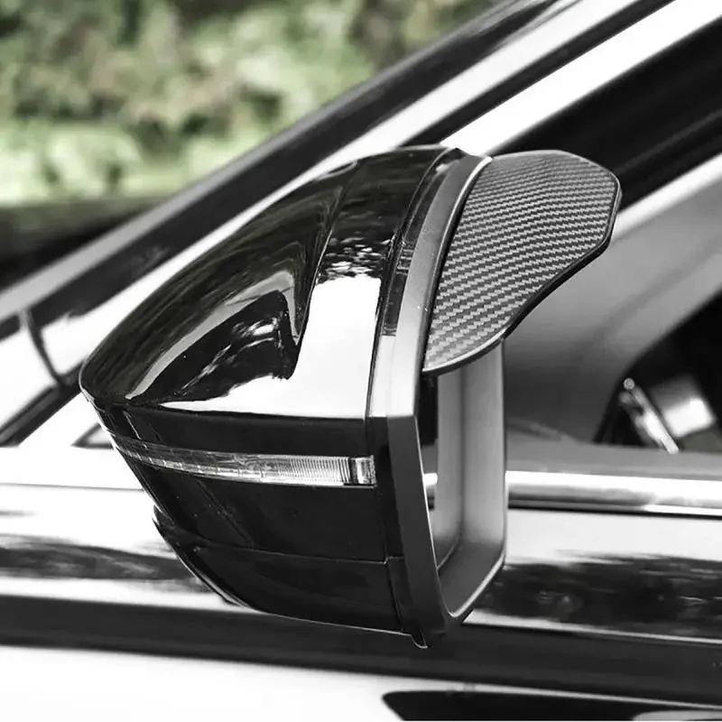2Pcs Flexible Car Rearview Mirror Protector Rain Eyebrow Cover Universal Sun Visor Rain Shield Protector Car Accessories rearview mirror rain shield rearview mirror rain eyebrow car rearview mirror visor rearview mirror rain guard rearview mirror visor