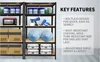 Storage Shelf Heavy Duty, 5 Tier Metal Shelving Unit Boltless, Easy to Assemble, 2000LB Total Capacity, 67 x 30 x 12 Inch 5