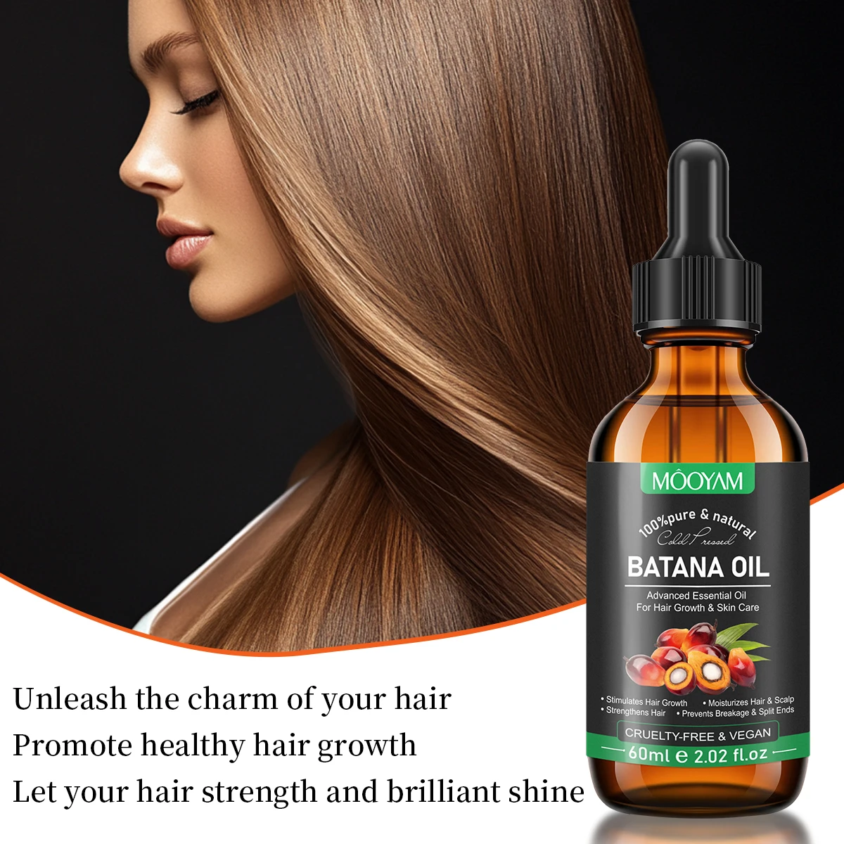 العلامة الخاصة 100% زيت البتانا العضوي الطبيعي غير...