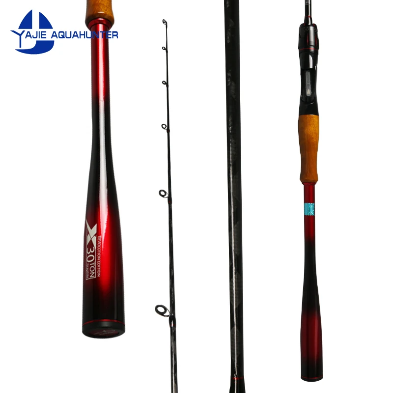 

Pesca Peche 1.98m 2.44m 2 Section Sea Fishing Rods Carbon Fishing Spinning Rod Casting Slow Pitch Jigging Rod