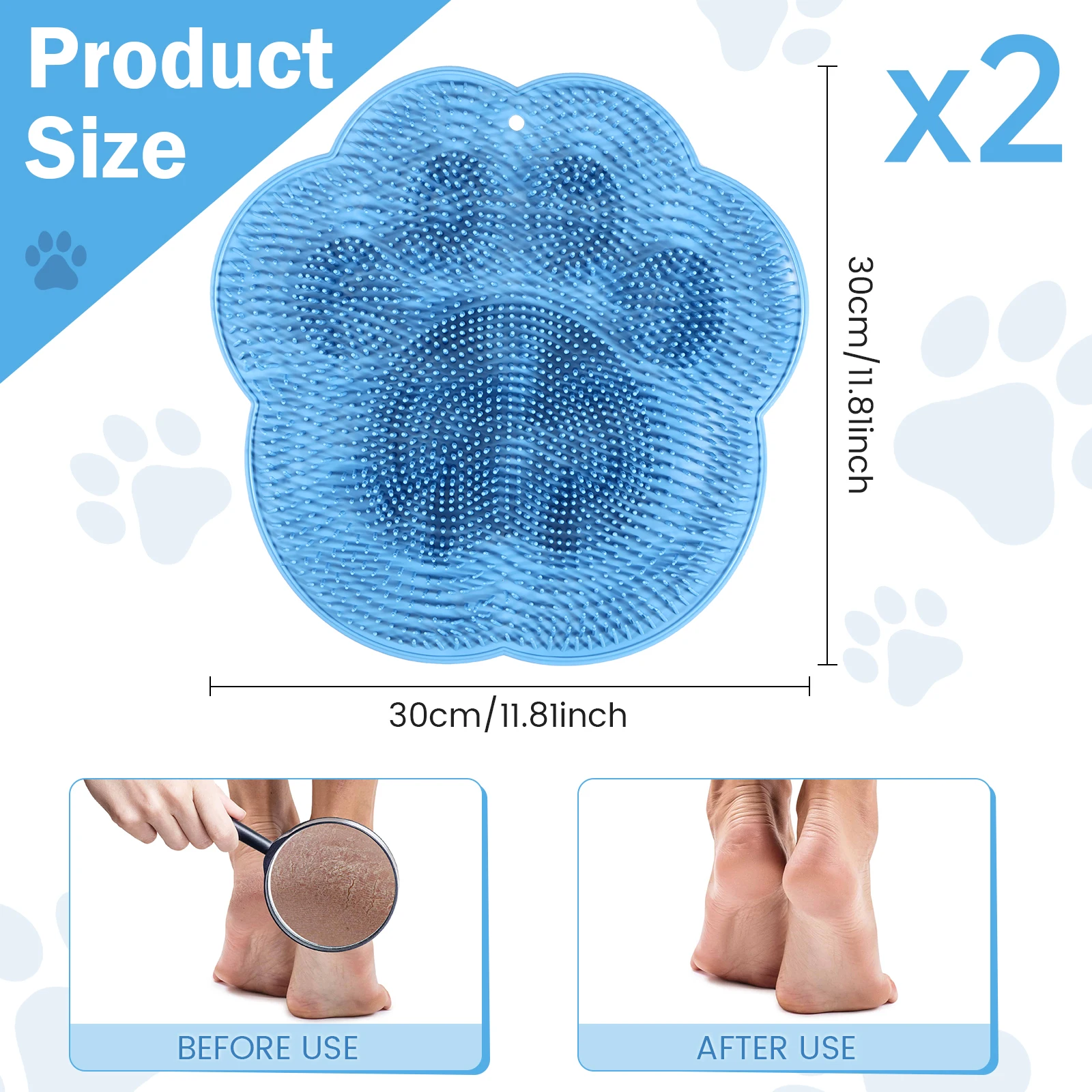 Wall Mounted Shower Foot Scrubber