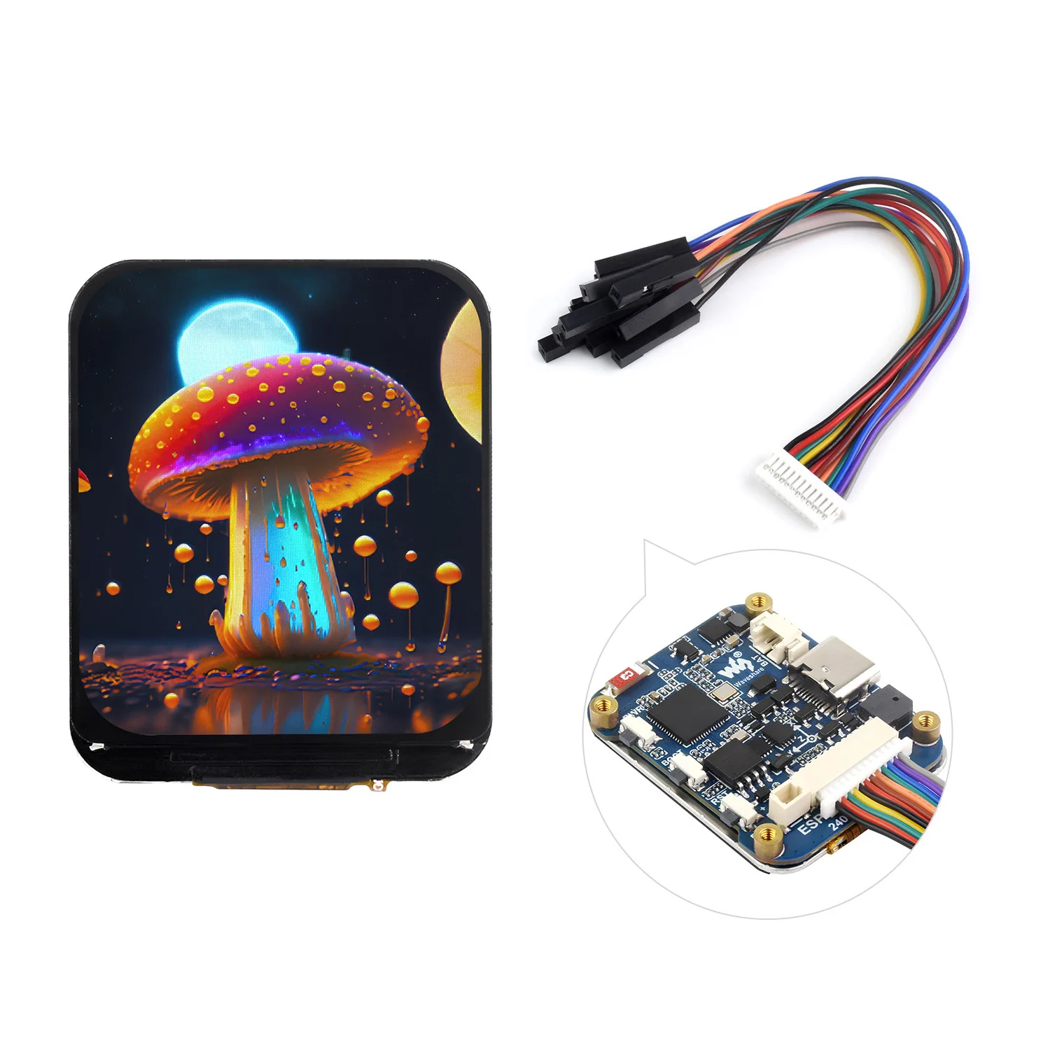 Waveshare ESP32-S3 1.69inch Display Development Board 240MHz Dual-Core 240&times;280 Supports WiFi Micro LCD Display With ESP32-S32