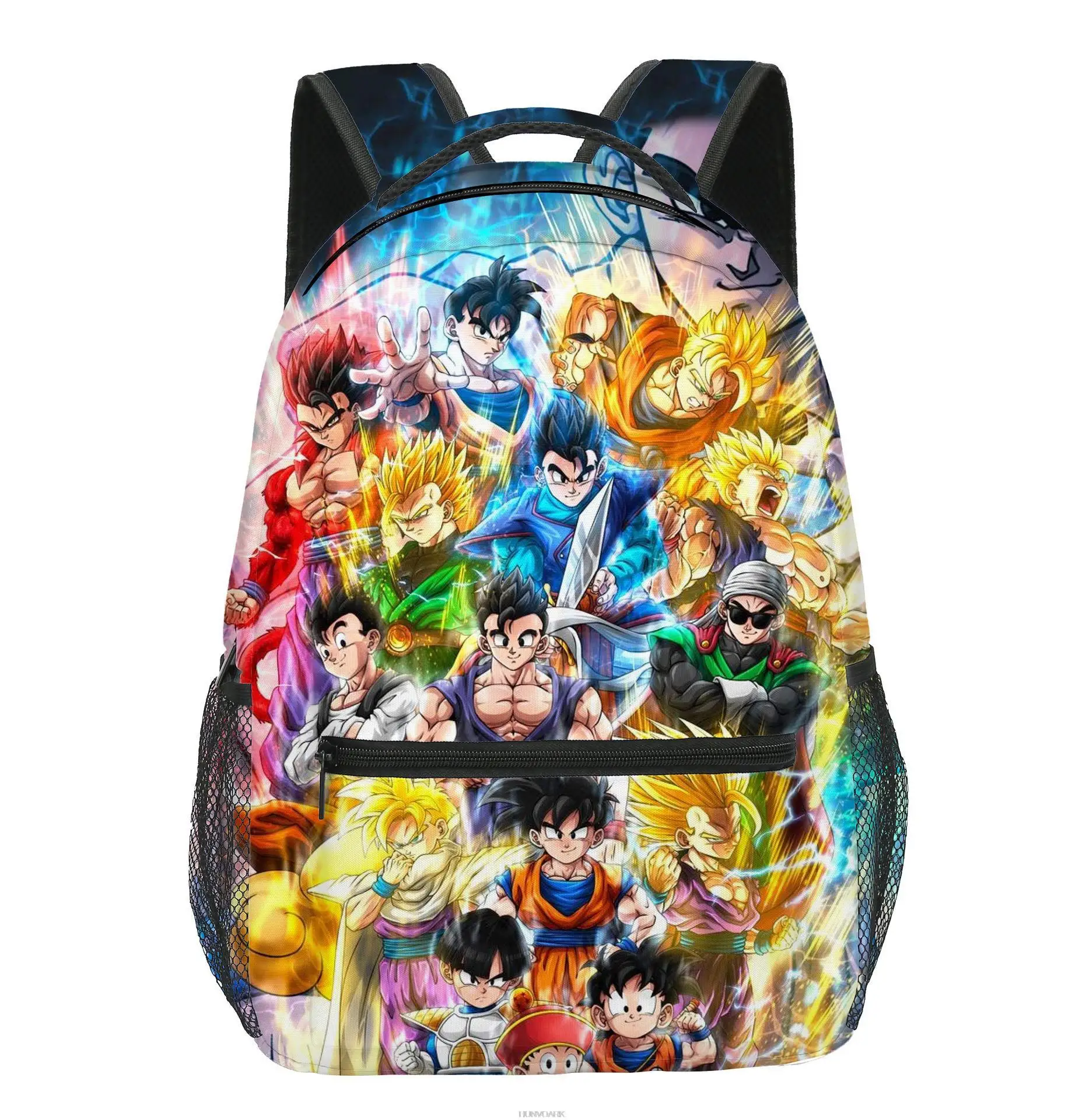 Dragon Ball Goku Travel Bag Anime School Bag Casual Backpack For Students  Polyester