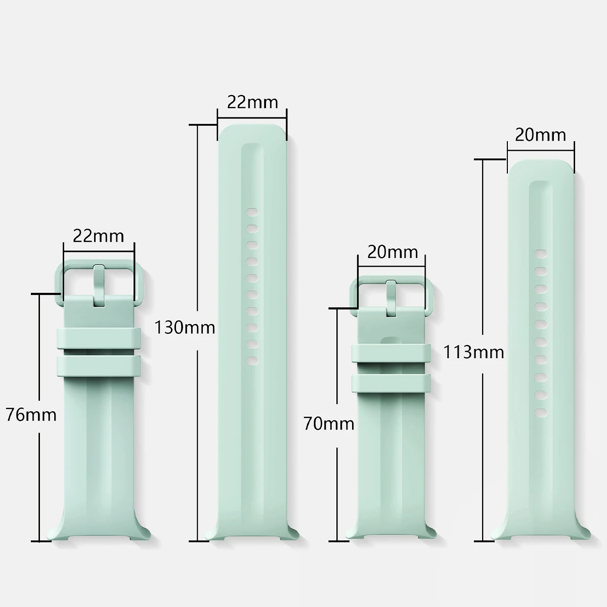 Sport Band Wrist Belt Bracelet for Smartwatch - Universal Strap Accessory