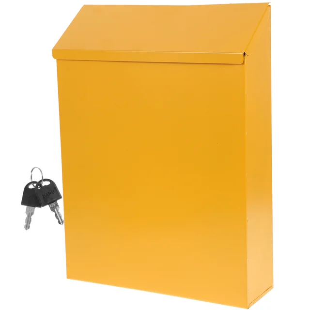 1Dc -Os, Finom Levéltároló Doboz Postaláda Javaslat Tokja (Sárga) - Image 3