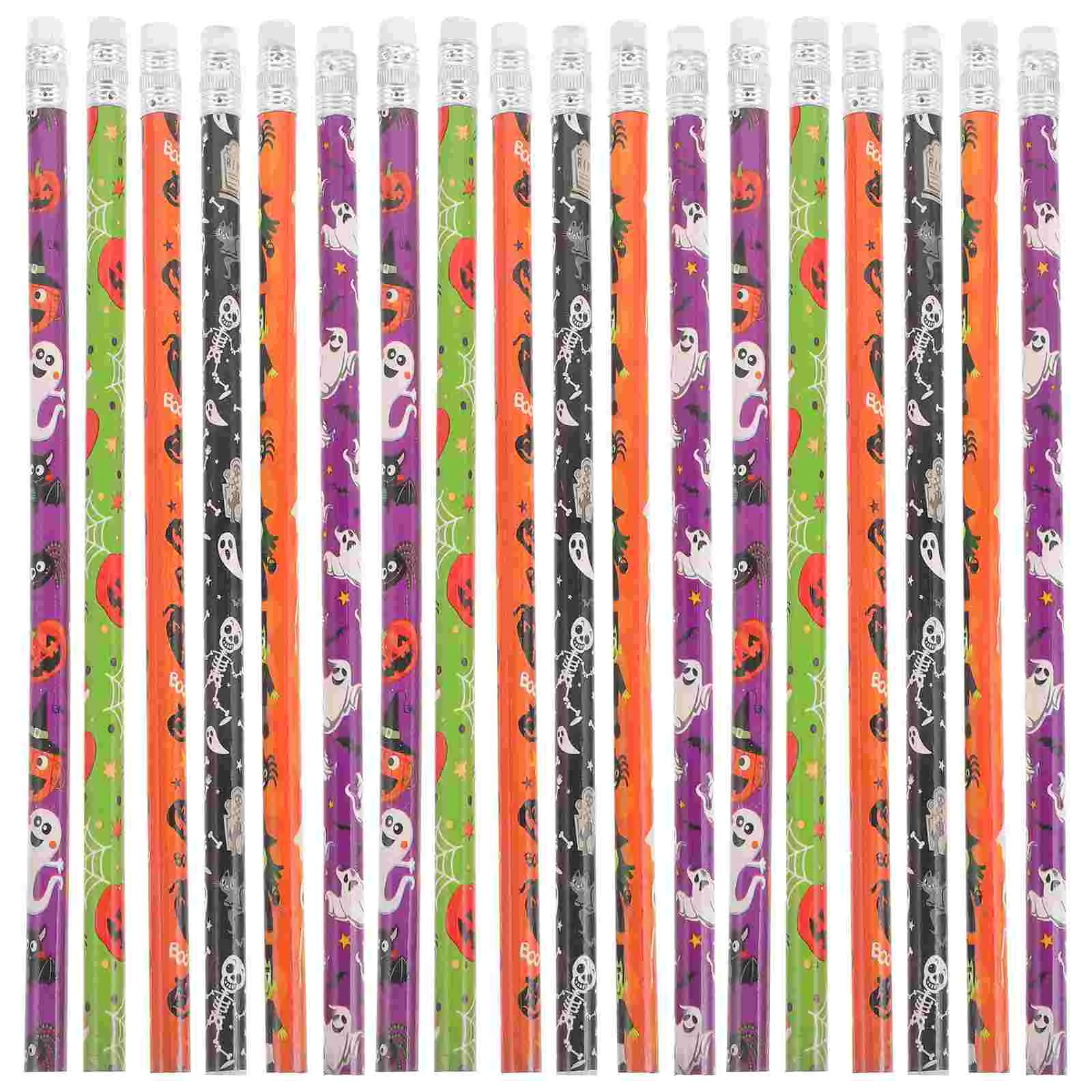 

Halloween Pattern BassBulk Pencils For Kids Eco-Friendly Writing Pens For Kidss Kids Gifts (pattern random)