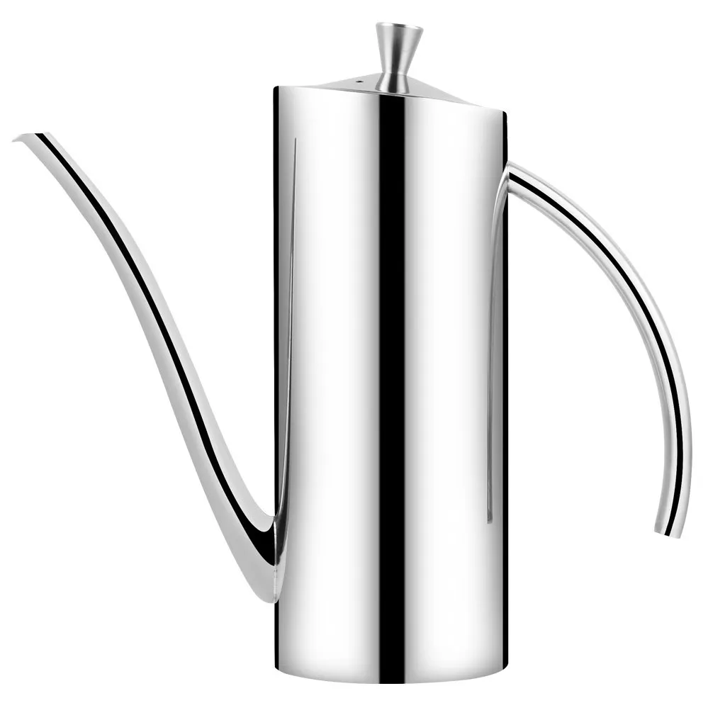 Stainless Steel Oil Jug Sauce Vinegar Drip-proof Dust Box Organizer Kitchen Tools Coffee Pot stainless steel oil pot