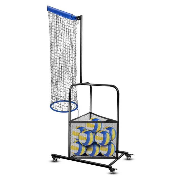 Volleyball Setter Trainer Net Adjustable Angle Volleyball Target Net for Indoor/Outdoor Practice Training Equipment