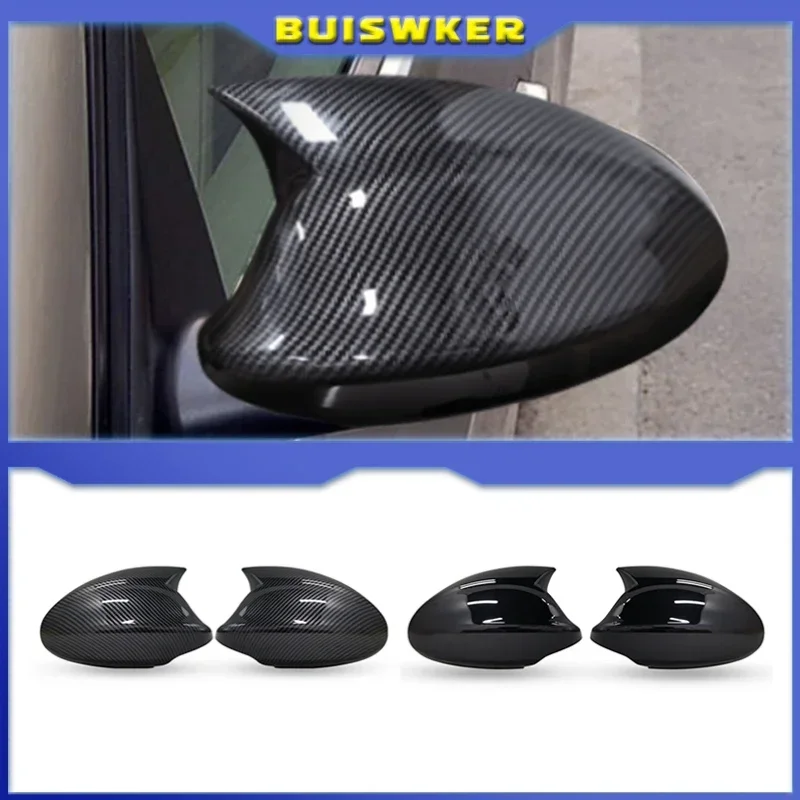 

Replacement Rearview Side Mirror Covers Cap For BMW E90 E91 E92 E93 E81 E87 E82 E88 3 1 Series M Accessories Carbon Fiber Gloss
