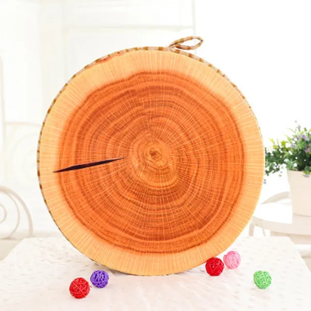 33cm Cushion Fruit Shape For  In-bed Reading And Watching Back And Head Pillow Round Cushion Lint-free 6