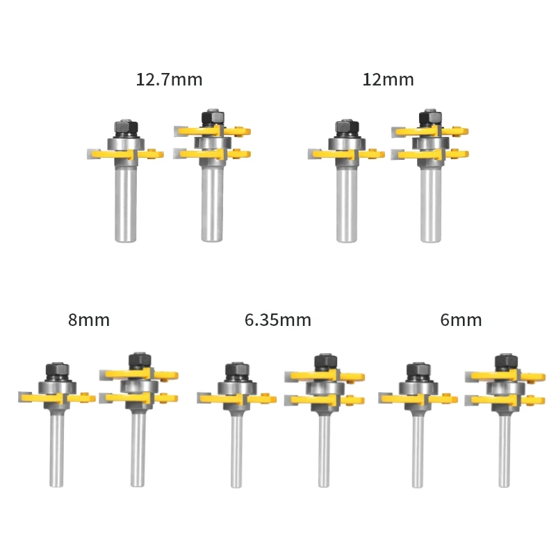 Cove Tongue & Groove Router Bits 2