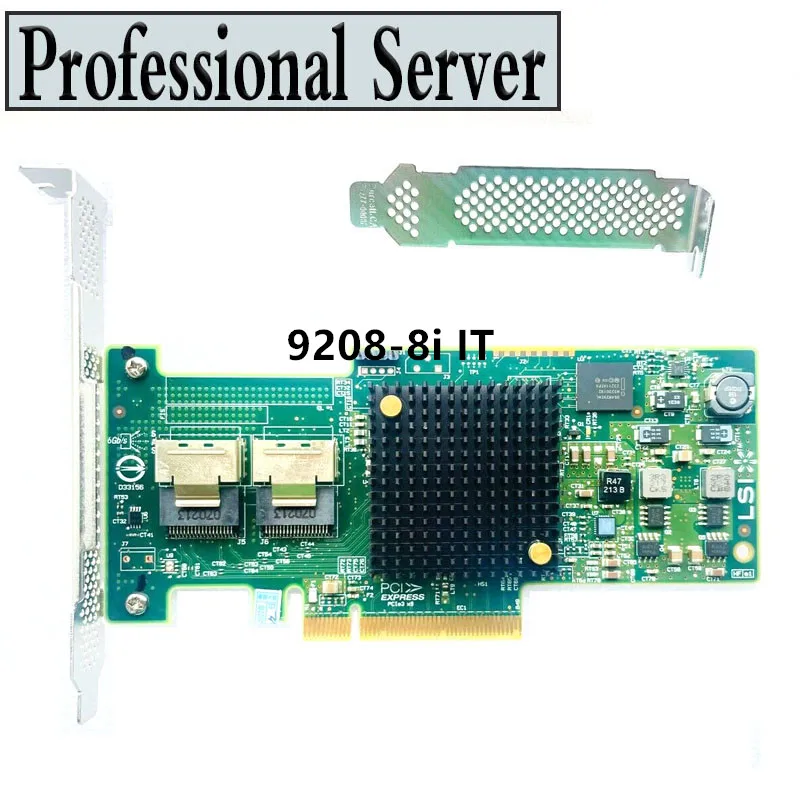 Broadcom LSI 9207-8i SATA/SAS 6Gb/s PCI-E 3.0 FW:P20 IT Moder ZFS
