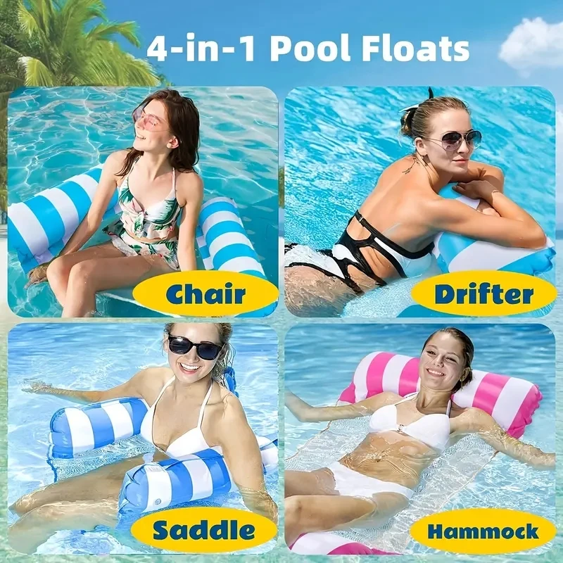 インフレータブルハンモック,1ピース,大人用,poolサイド