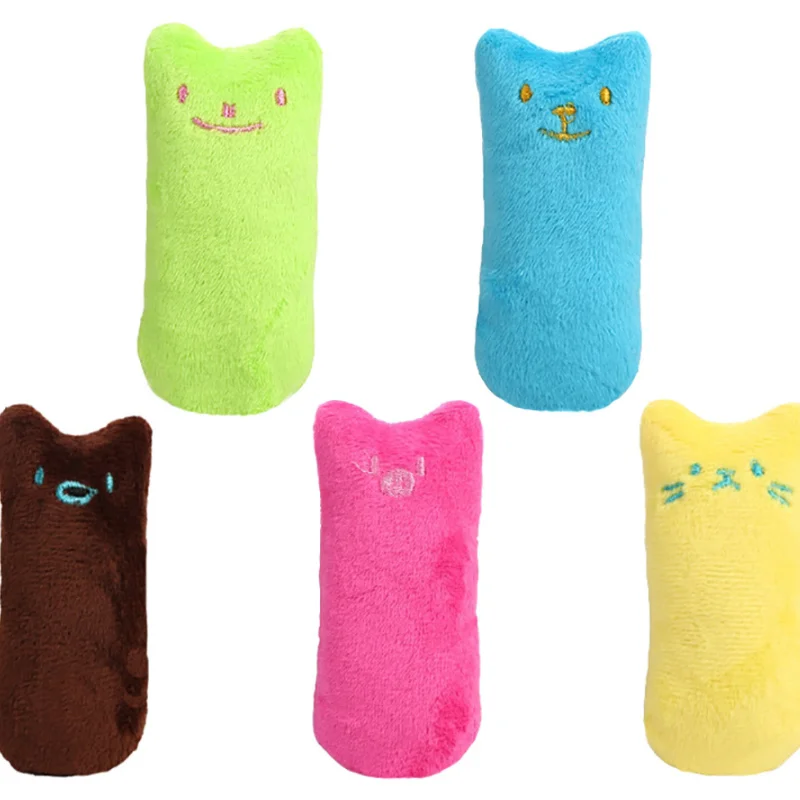 

Cute Interactive Plush Toy for Cat, Chewing Toy, Mint Kitten Claws, Thumb Pillow, Pet Accessories, Jouet for Chat