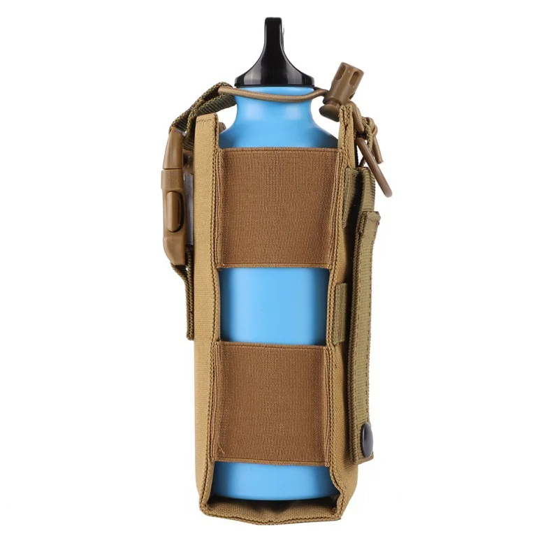 Neue Taktische Wasser Flasche Tasche Molle Nylon Wasserkocher Abdeckung Taille Beutel Walkie-talkie Tasche Outdoor Jagd Wandern Radfahren Zubehör – Detail 9