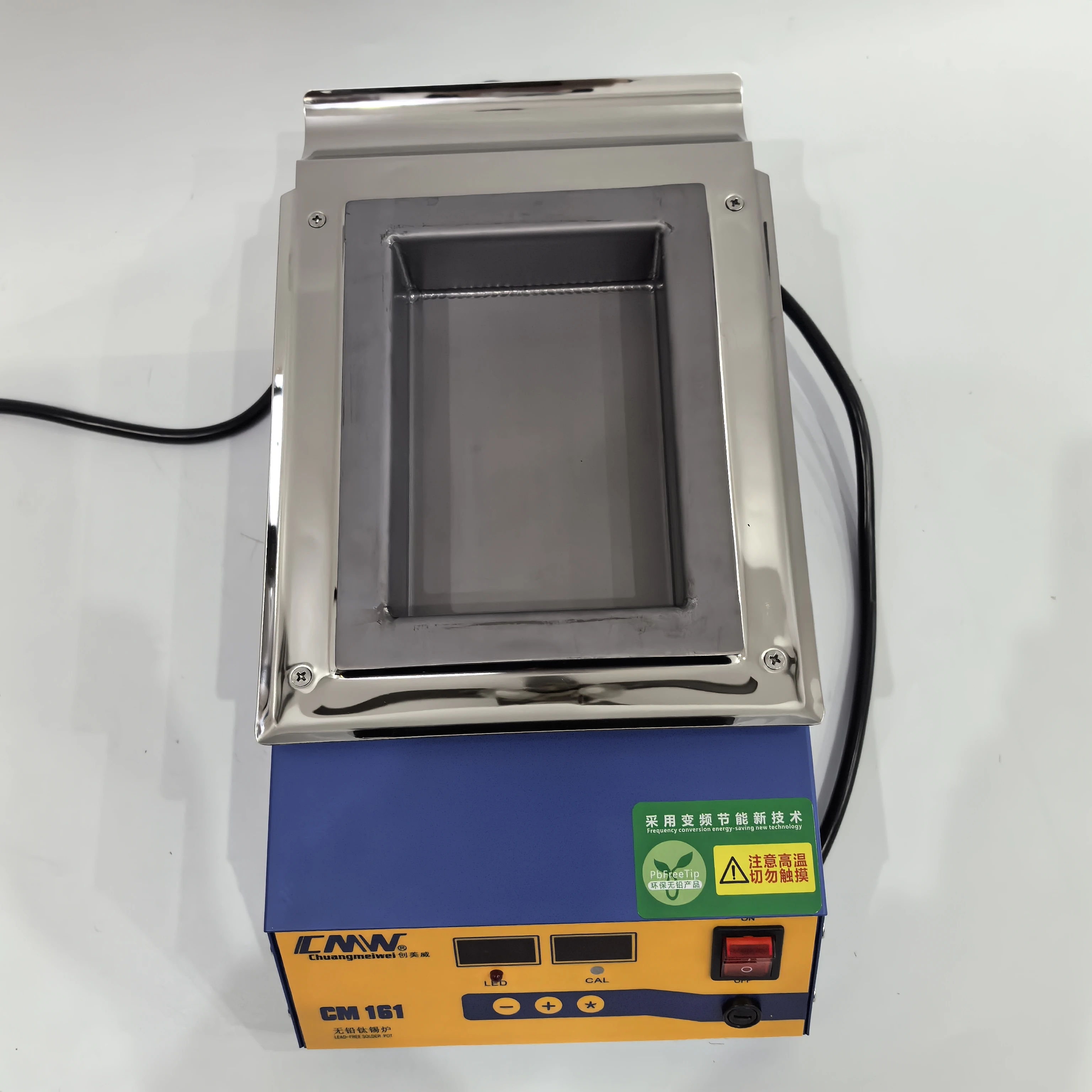 CM-161 1000W Lead-Free Titanium Soldering Pot 160x110x45mm PCB Desoldering Machine 110V/220V detail image 4