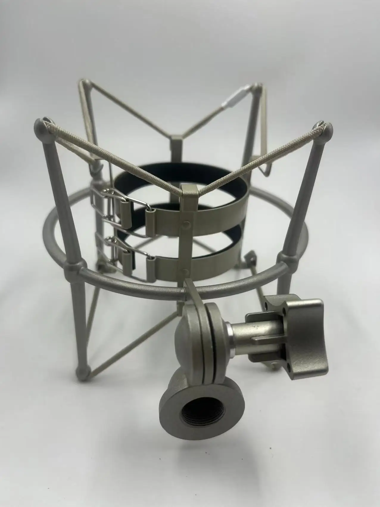 MetalshockmountforU47studiomicrophoneDIYstudiomicmicrophone