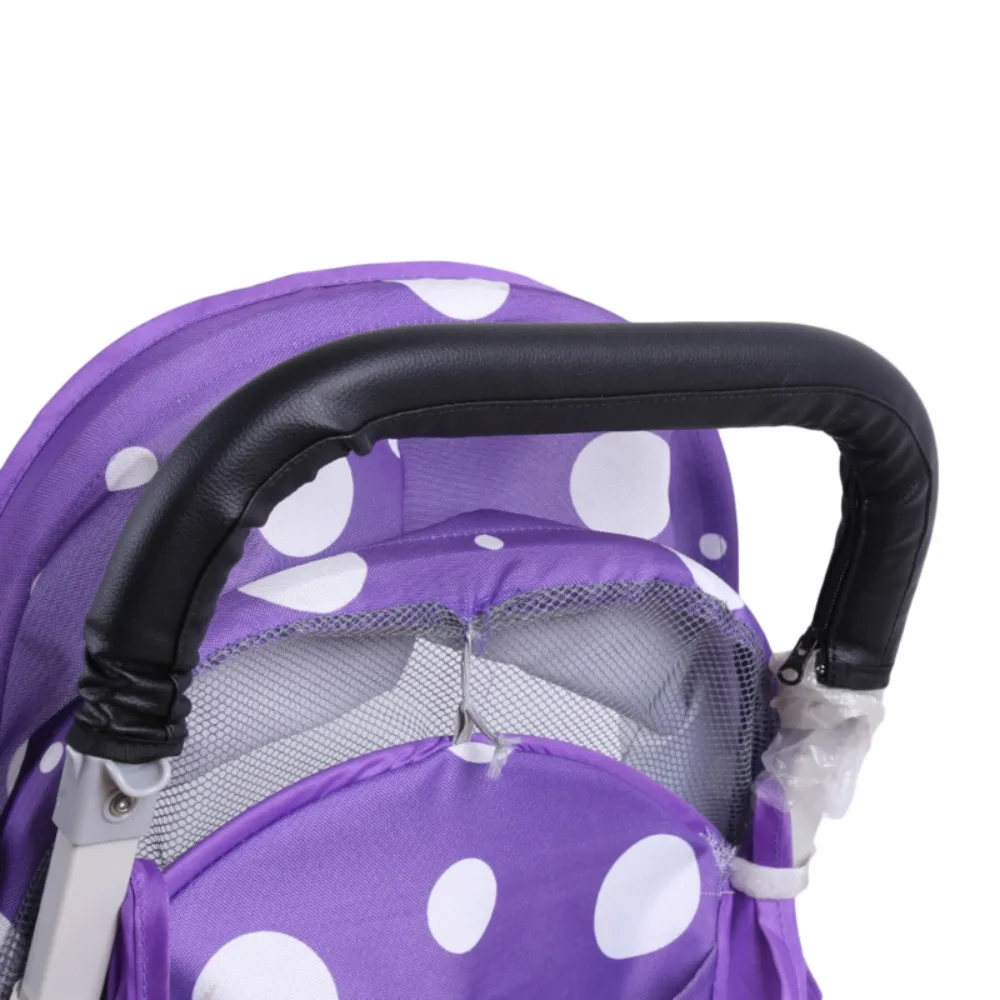Baby stroller Handle PU Leather Pushchair Armrest Case Protective Cover For babyyoya yoya yoyo Pram Stroller Accessories