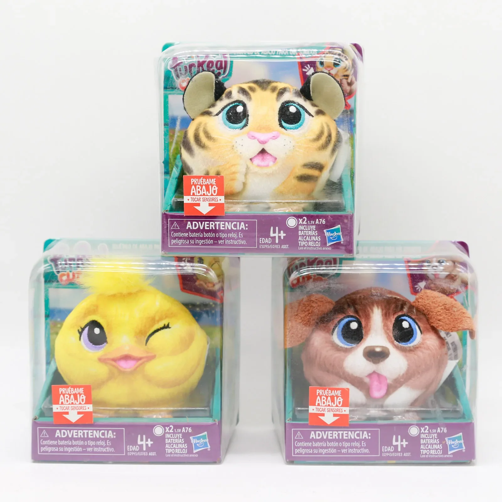 Hasbro FurReal Cuties Electronic Animal Tiger Puppy Chick Sounds Stuffed Plush Doll Toy Children Birthday Gifts