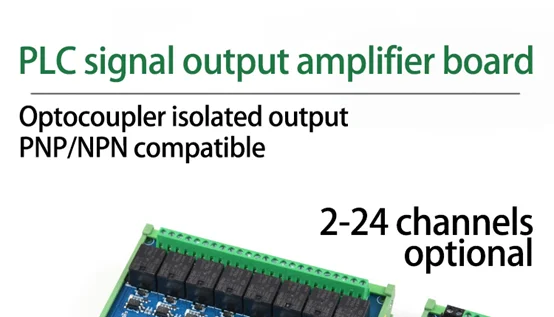 24-Channels Optocoupler Isolation Relay Module PLC Signal Amplifier Board