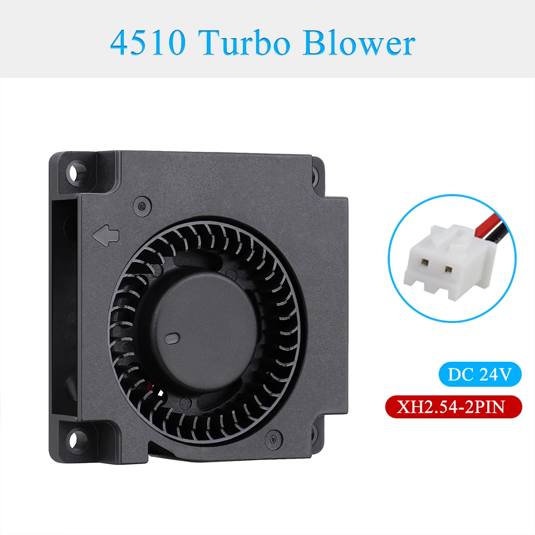 Gdstime 45 mm dc 24v 4510 Ventilador de Refrigeração 45x45x10 mm Centrífugo Turbo Cooler para Impressora 3d Refrigerar Peças - Imagem 3