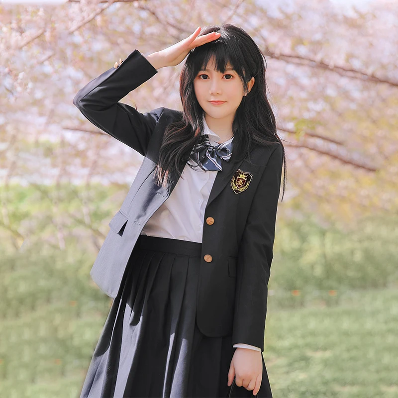 Student Long Sleeve Blazer Japanese School Jk Uniform Women Men Preppy