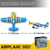761-5v2 Volantex Blue P-51d Rc Four-Channel Remote Control Airplane Model Electric Foam Rc Aircraft Children Surprise Gift 5