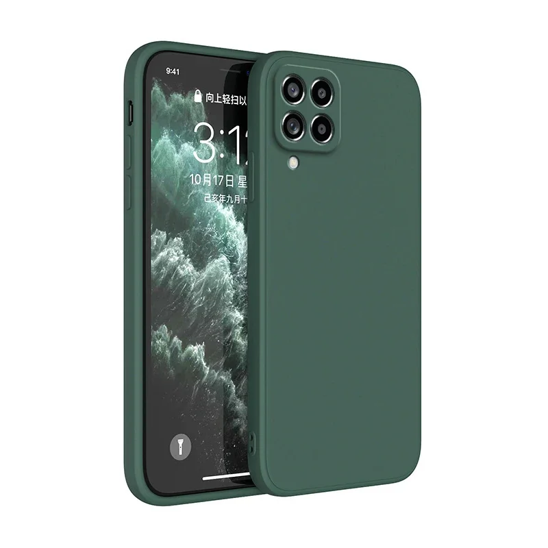Original Matte Silicone Camera Protective Phone Case