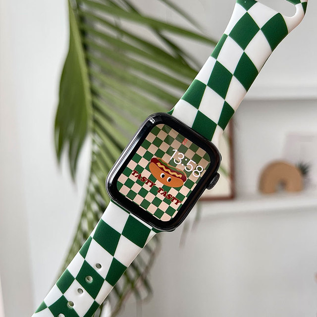 Strap For Apple Watch 45mm band 44mm 40mm 38mm 42mm Printing Strap correa wristband bracelet iWatch 3 4 5 se 6 7 band