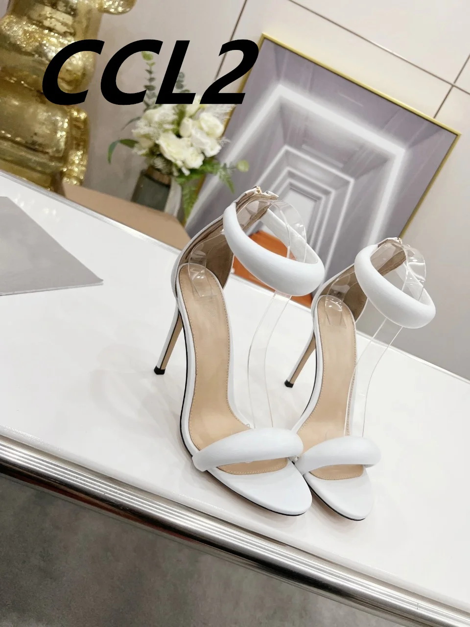 

24 years spring and summer new high heels, women's high root shoes, cowhide upper, sheepskin lining, leather outsole, size 35-40