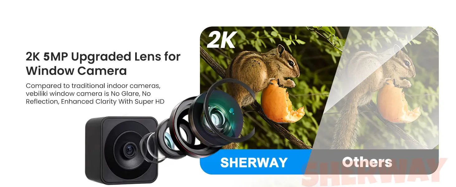 Tuya security camera showing interface and features