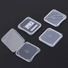 20/10/5/1PCS Transparent TF/SD Memory Cards Protective Case Holder Storage Boxes Portable Mini Clear SIM Card Dustproof Box 4