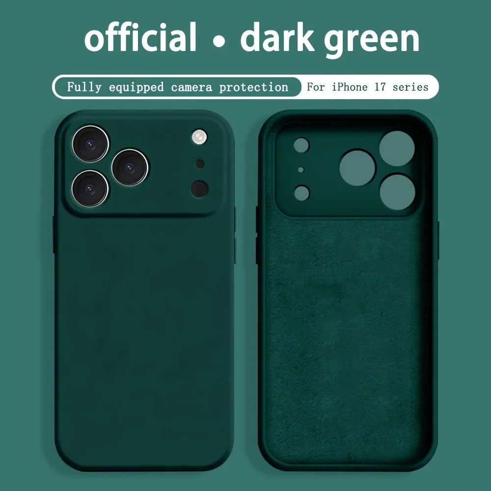 Premium Liquid Silicone Phone Case – Soft Protective Cover, Phone Accessories