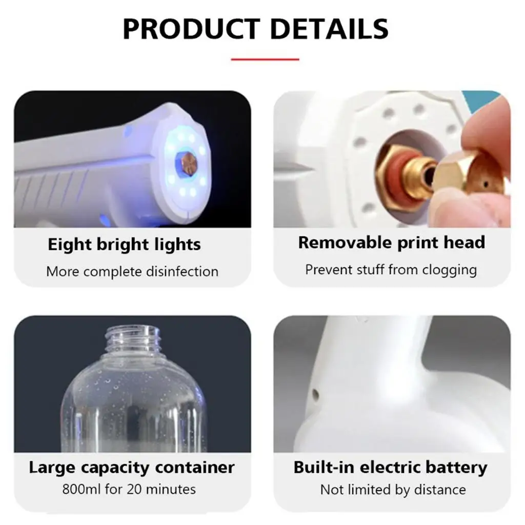 Portable Fogger Machine Atomizing Disinfection Nano Steam Hair Spray Machine