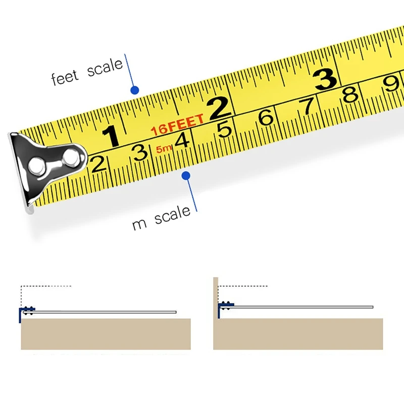 Electronic Ruler Cross Line Laser Tape Measure Rangefinder Infrared Level  Tools