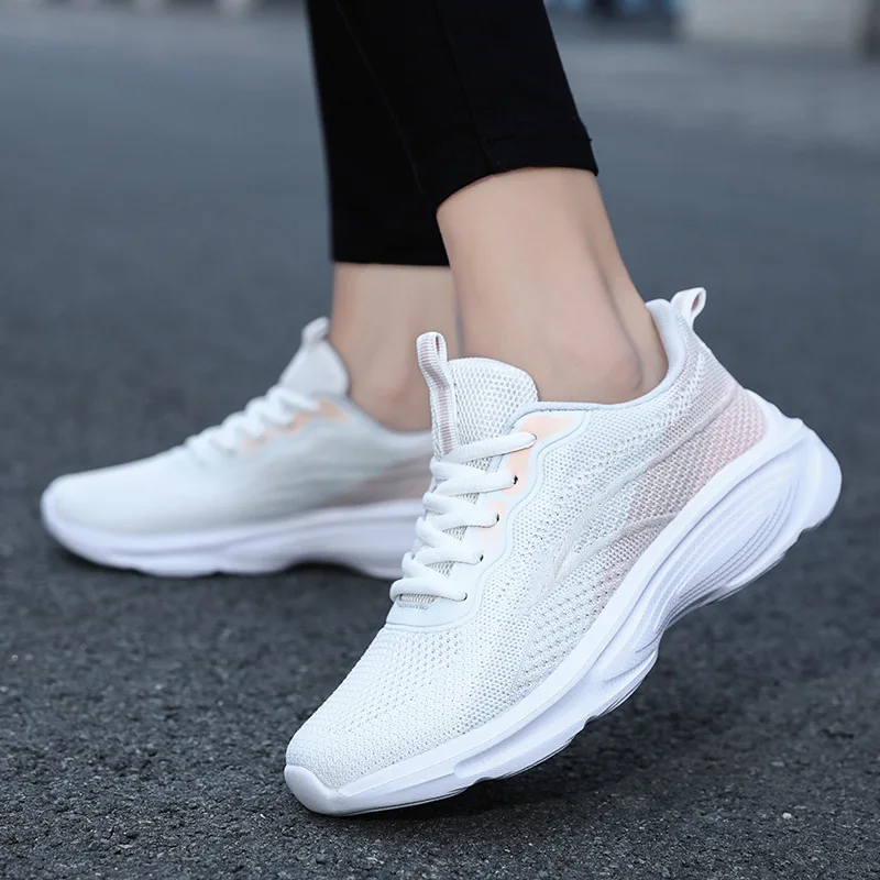 Women Casual Shoes Fashion Breathable Walking Mesh Flat Shoes Woman White Sneakers Women 2023 Tenis Feminino Female Shoes