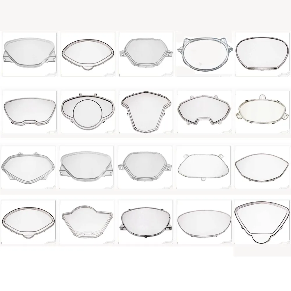 

Motorcycle Speedometer Tachometer Dashboard Instrument Glass Plastic Lens Cover For Scooter Moped ATV Motocross
