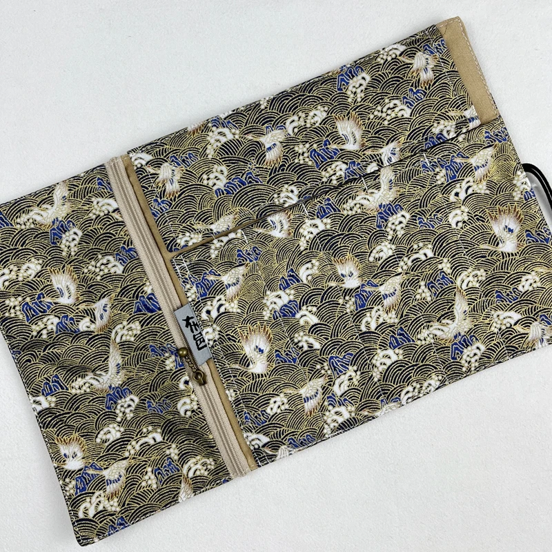 연필 가방, 레트로 롤러 블라인드 펜 가방, 펜 보관 문구 가방, 펜 박스, 펜 커튼, 대용량 펜 가방