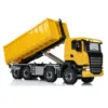Metal 1:14 RC Hydraulic Roll-on Dump Truck 8x8 Full Dumper Car Model Sound Light Tipper Vehicle Toys for Boys TH23916 3
