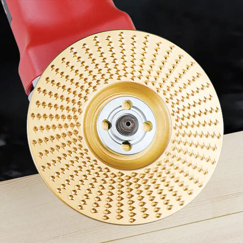 

Angle Grinder Round Disc Polishing Wheel 16MM Bore Woodworking Shaping Sanding Stab Disc Wood Cutting