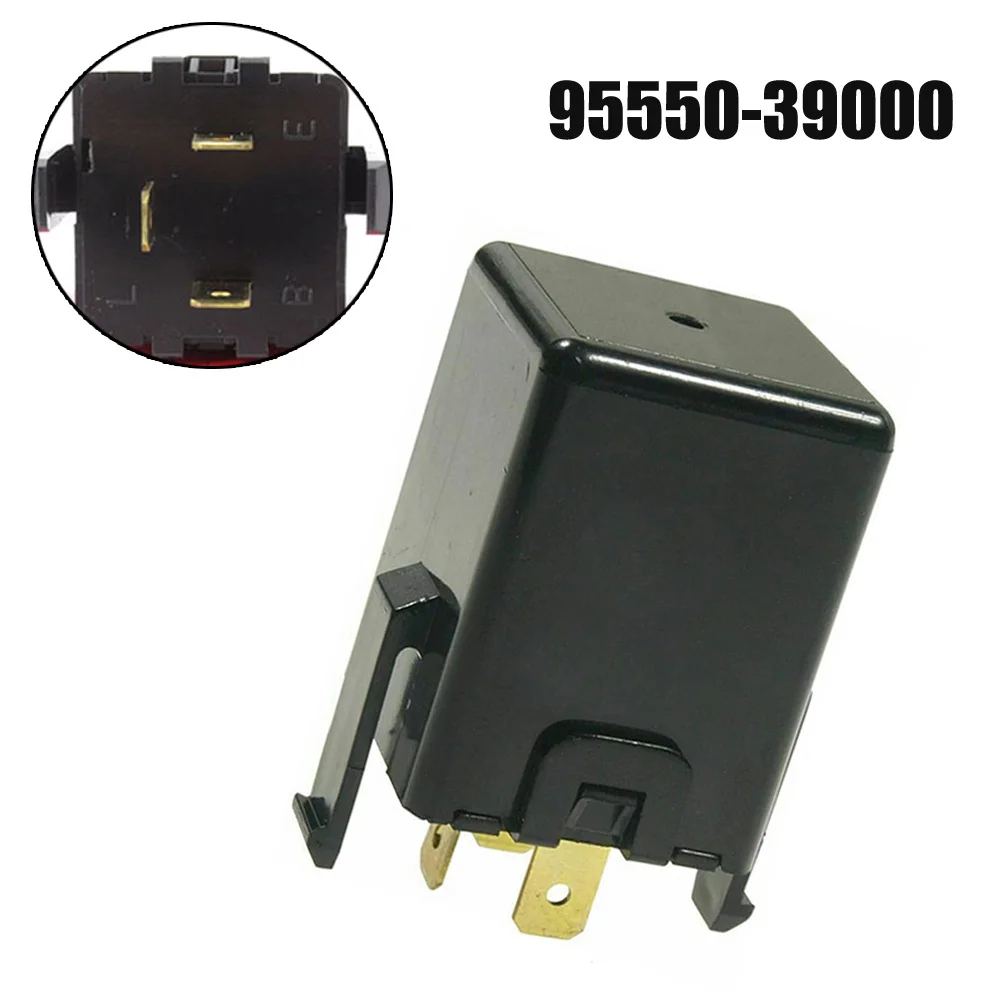Turn Signal Flasher Relay Black 95550 39000 For Hyundai For Accent 1995