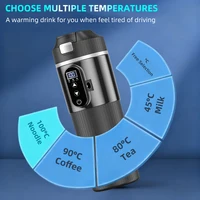 Bouilloire électrique portable 12V/24V pour voiture, chauffe-eau de voyage, chauffe-eau de voiture 500ML, petit chauffe-eau pour thé, café, lait 4
