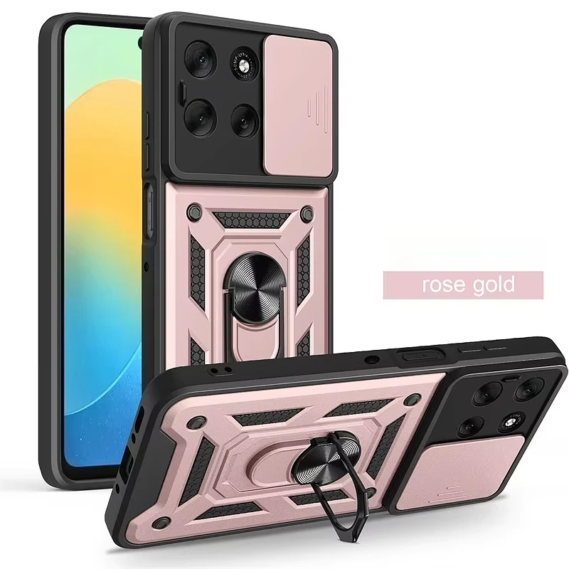 Shockproof Armor Phone Case with Camera Lens Protection