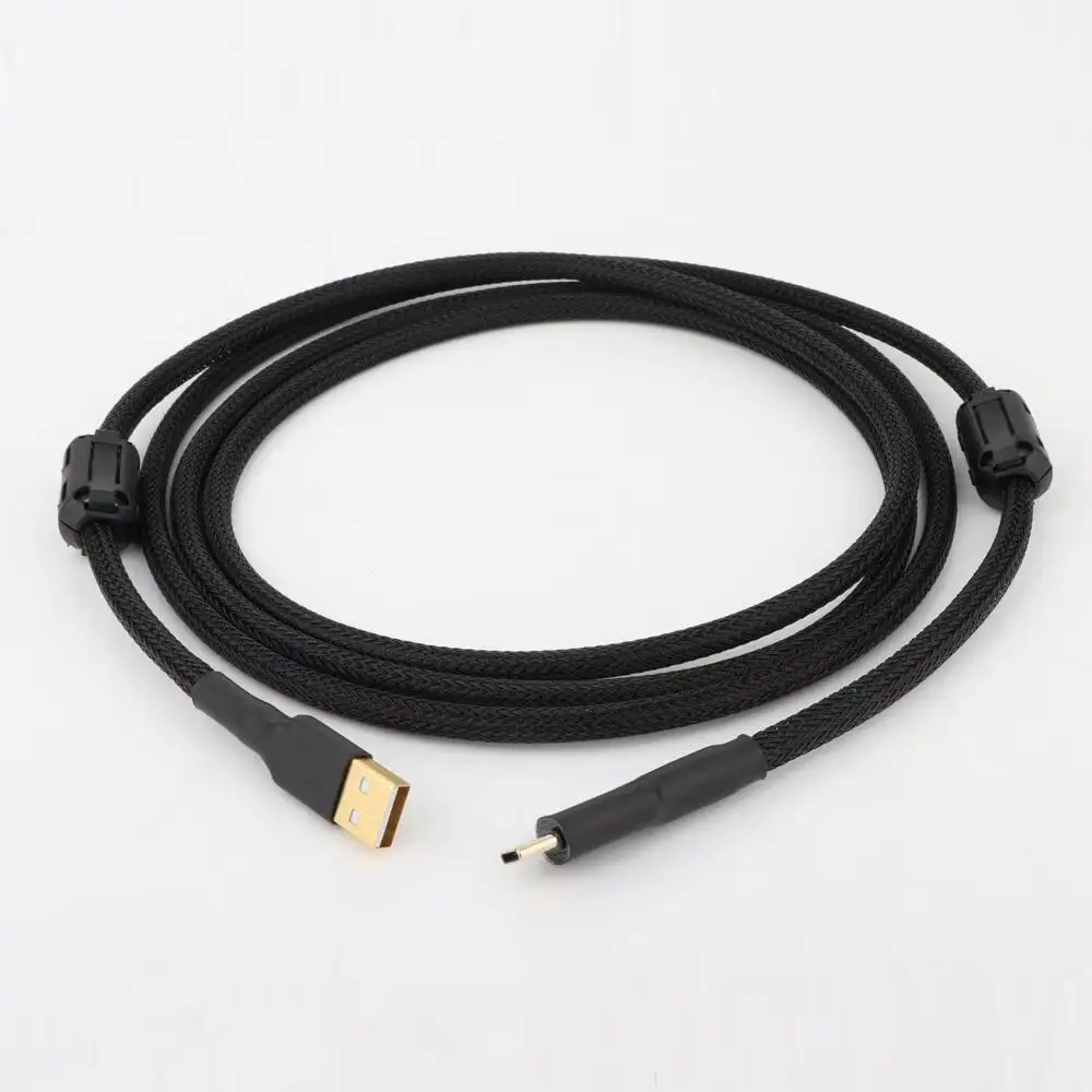 Hifi OCC Kupfer USB C Kabel Handy Draht USB Typ A zu Typ C Kabel Magnetische Ring Abschirmung Digitale Datenkabel DAC DVD – Detail 2