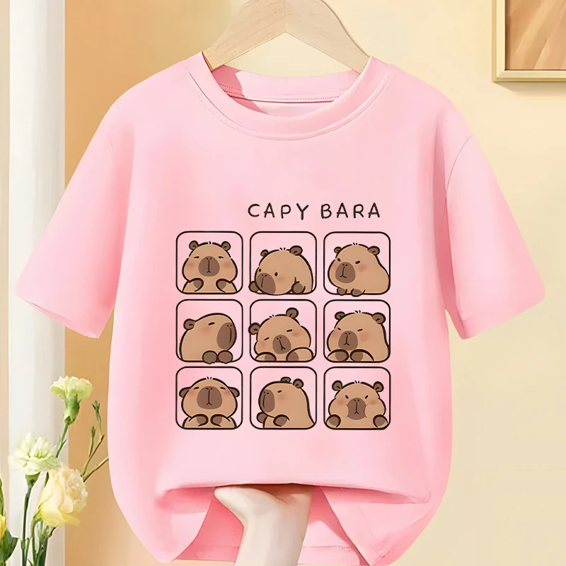 Kids T Shirt Kawaii Cartoon for Children casual t shirt kids t shirt