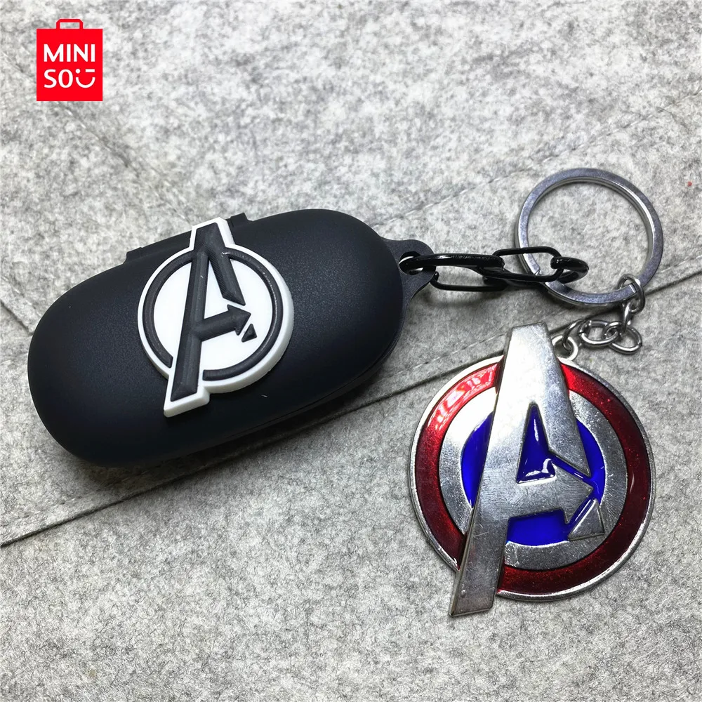 

MINISO Marvel Earphone Case Cover for Huawei Freebuds SE/3i Silicone Wireless Earbuds Protective Shell With Keychain