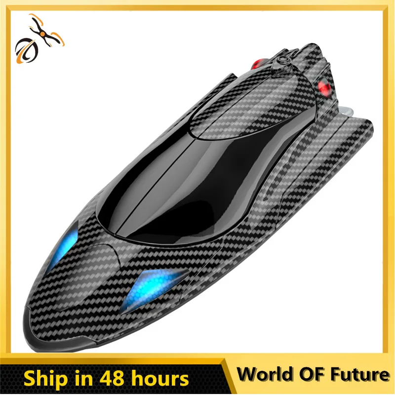 

RC Boat 2.4G Brushless Electric twin turbo 40KM/H High Speed Racing Speedboat Waterproof Yacht carbon RC Boat Electric Kid Toy