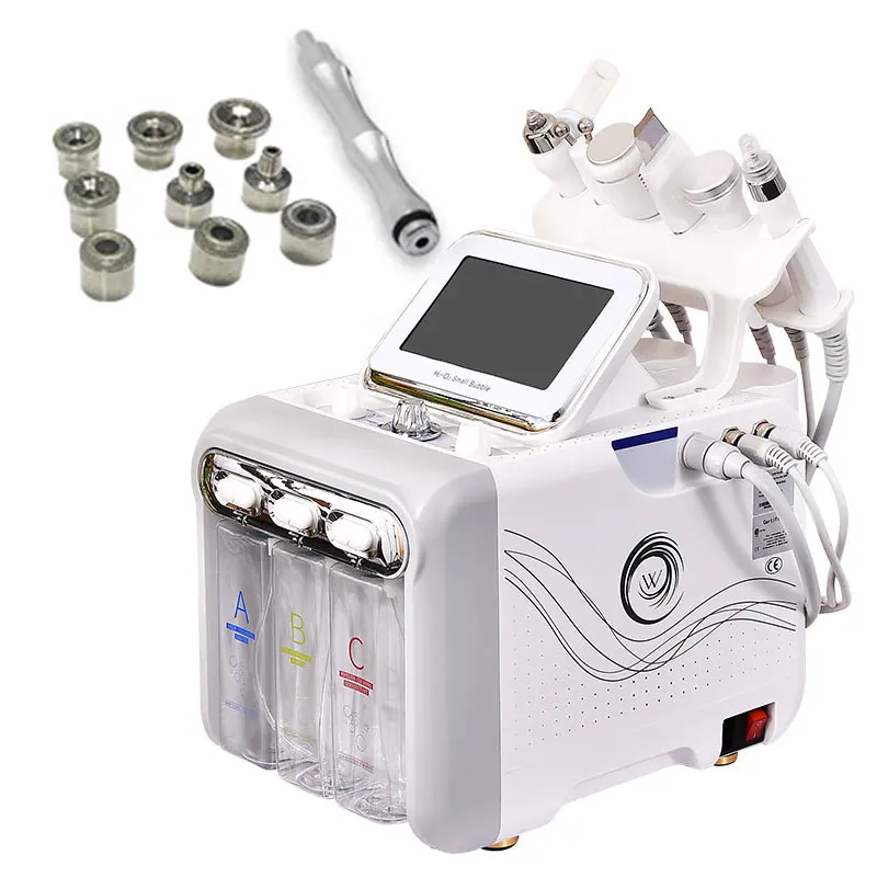 Hot selling hydro Microdermabrasion machine diamond hydra 6 in1 h202 beauty machine facial