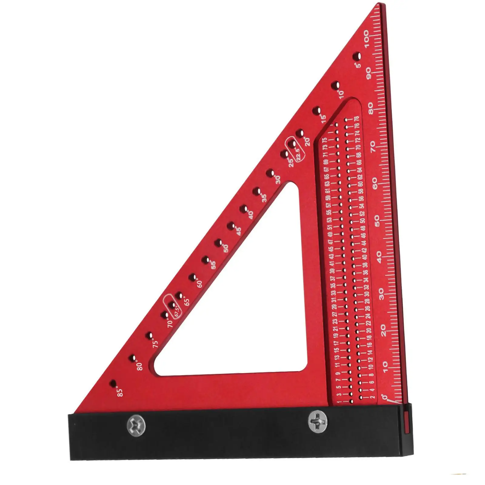 Triangle Angle Ruler Angle Measuring Tool Multipurpose Square Protractor for