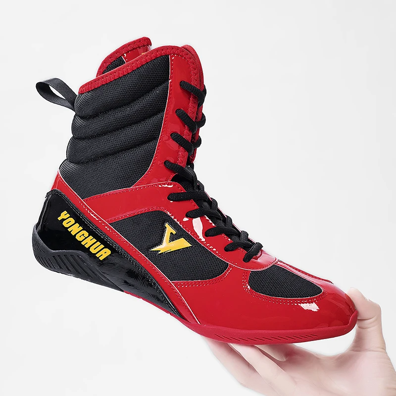 New Boxing Shoes Men's Yard Fighting Sneakers Indoor Fitness Training Wrestling Shoes Athletic Competition Very Good